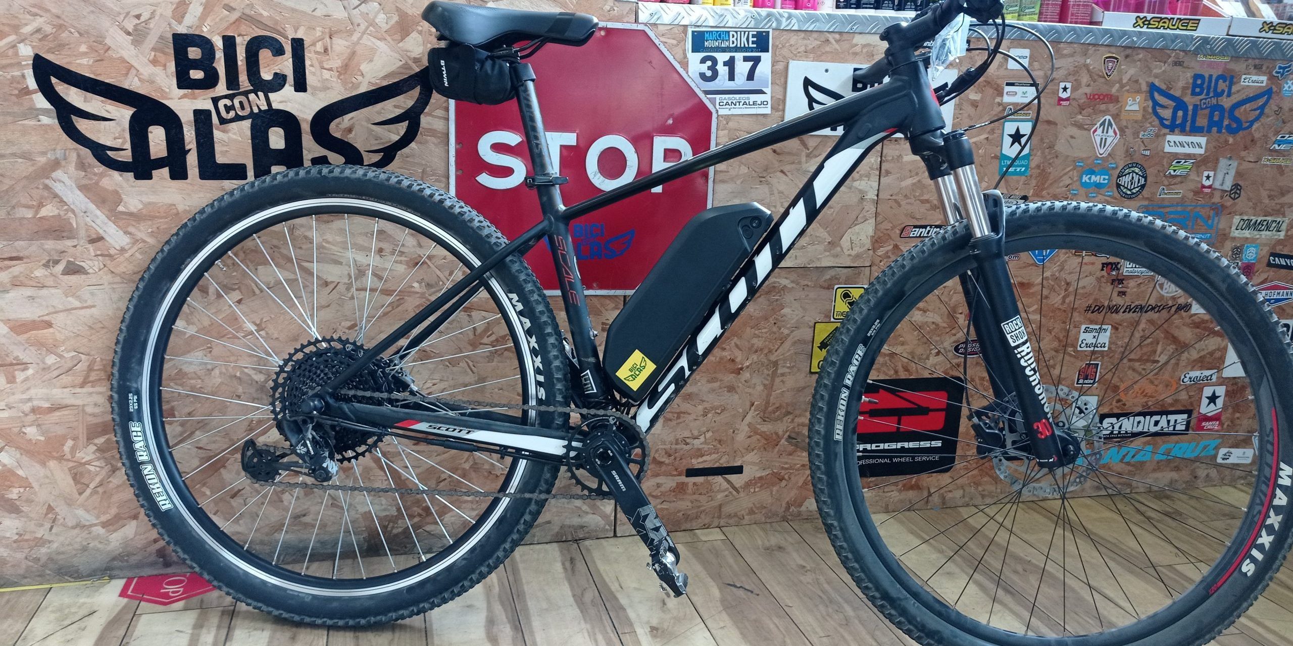 kit motor alta potencia bici con alas